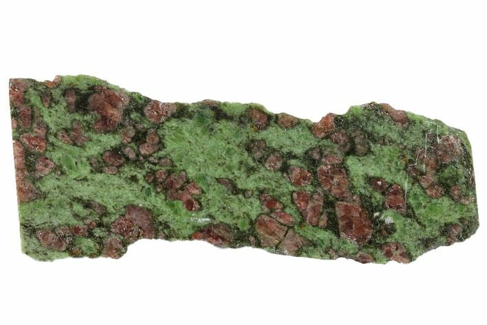 Polished Pyrope, Forsterite, Diopside & Omphacite Section- Norway #131438